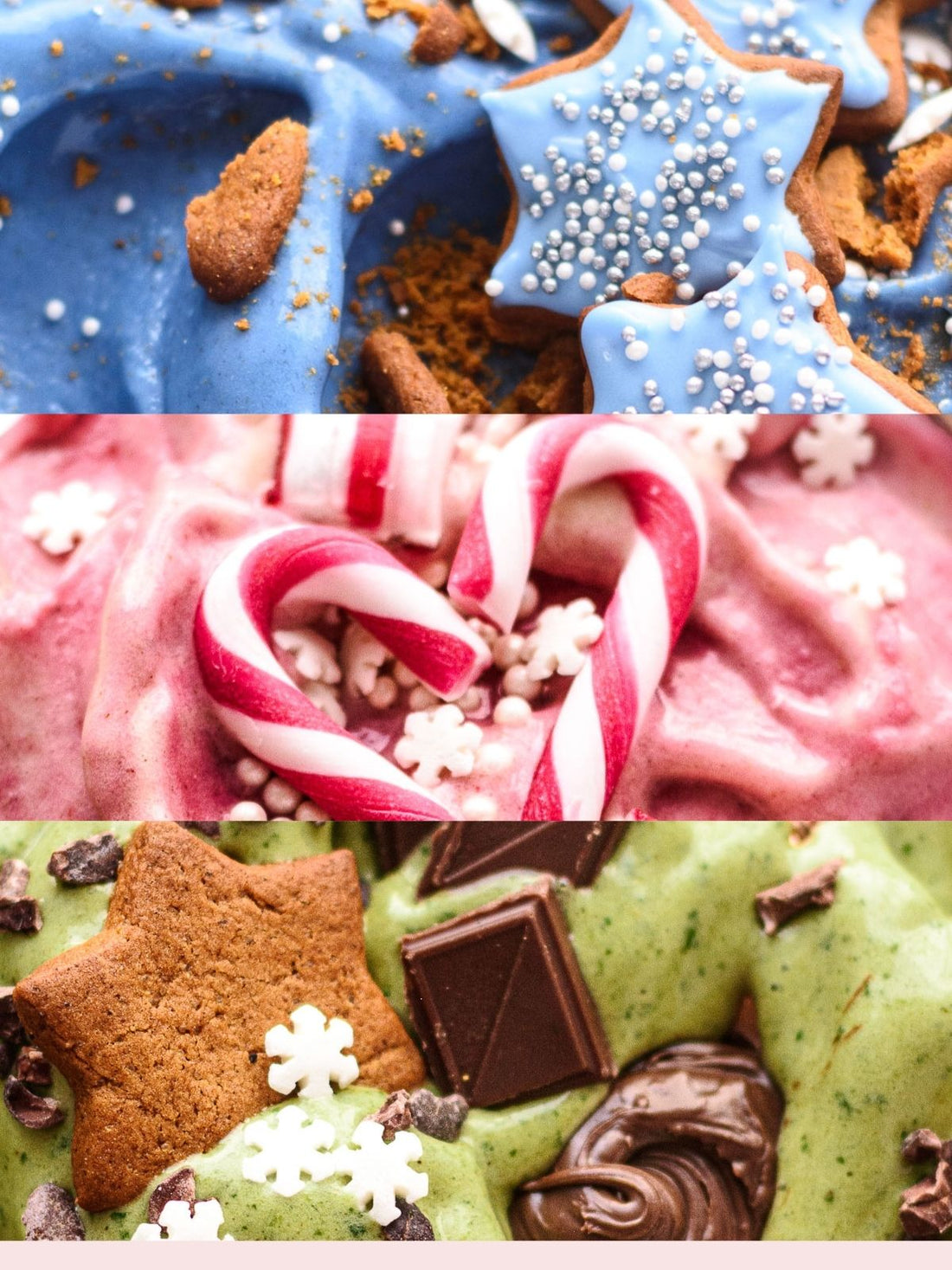 3 Healthy Holiday Smoothie Bowls